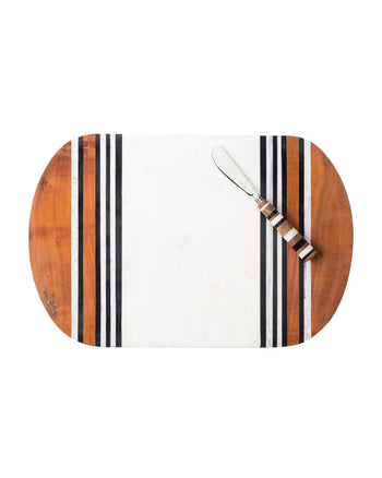 Juliska Stonewood Stripe Board Set